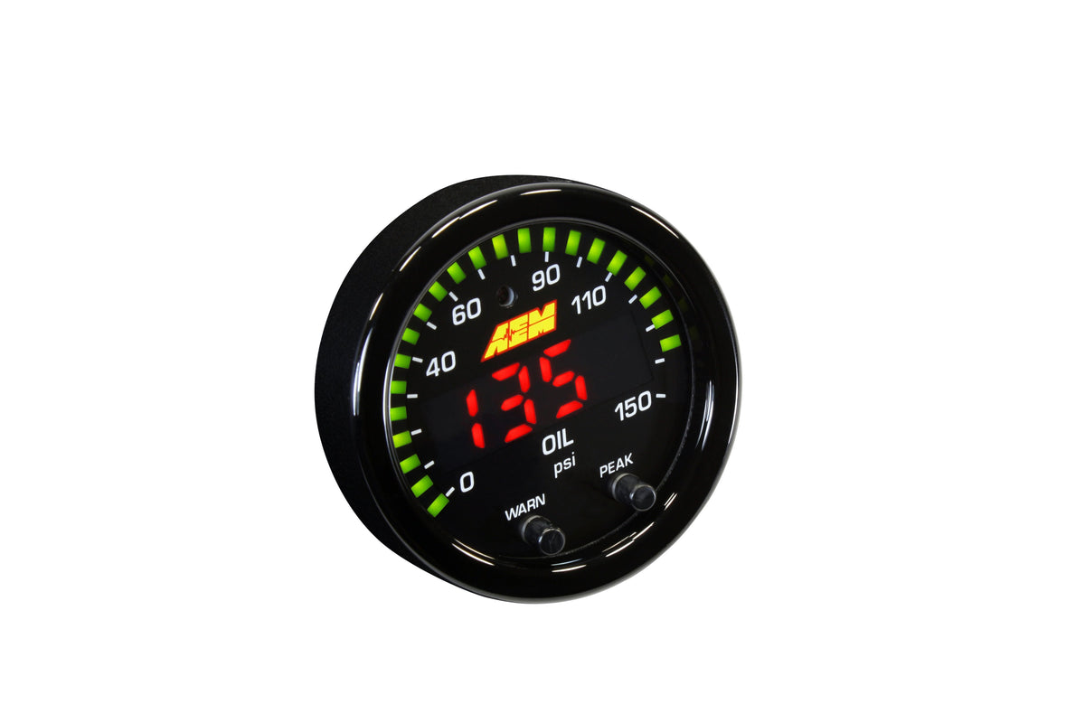 AEM X-Series Fluid Pressure Gauge Kit 30-0307