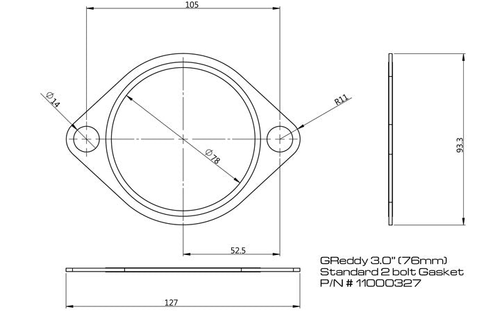 3" Exhaust System Gasket