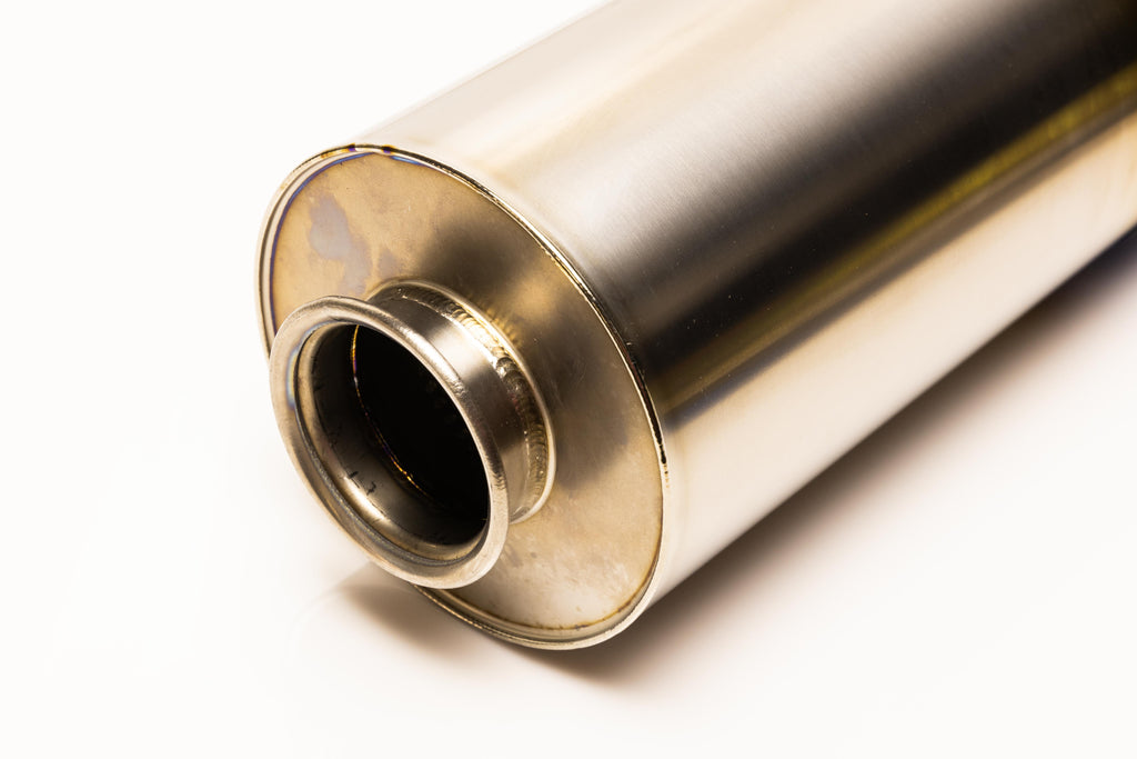 RS-TI Universal Round Muffler 2.5" - 105mm Tip