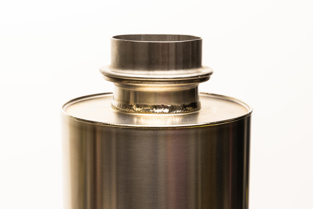 RS-TI Universal Round Muffler 2.5" - 105mm Tip