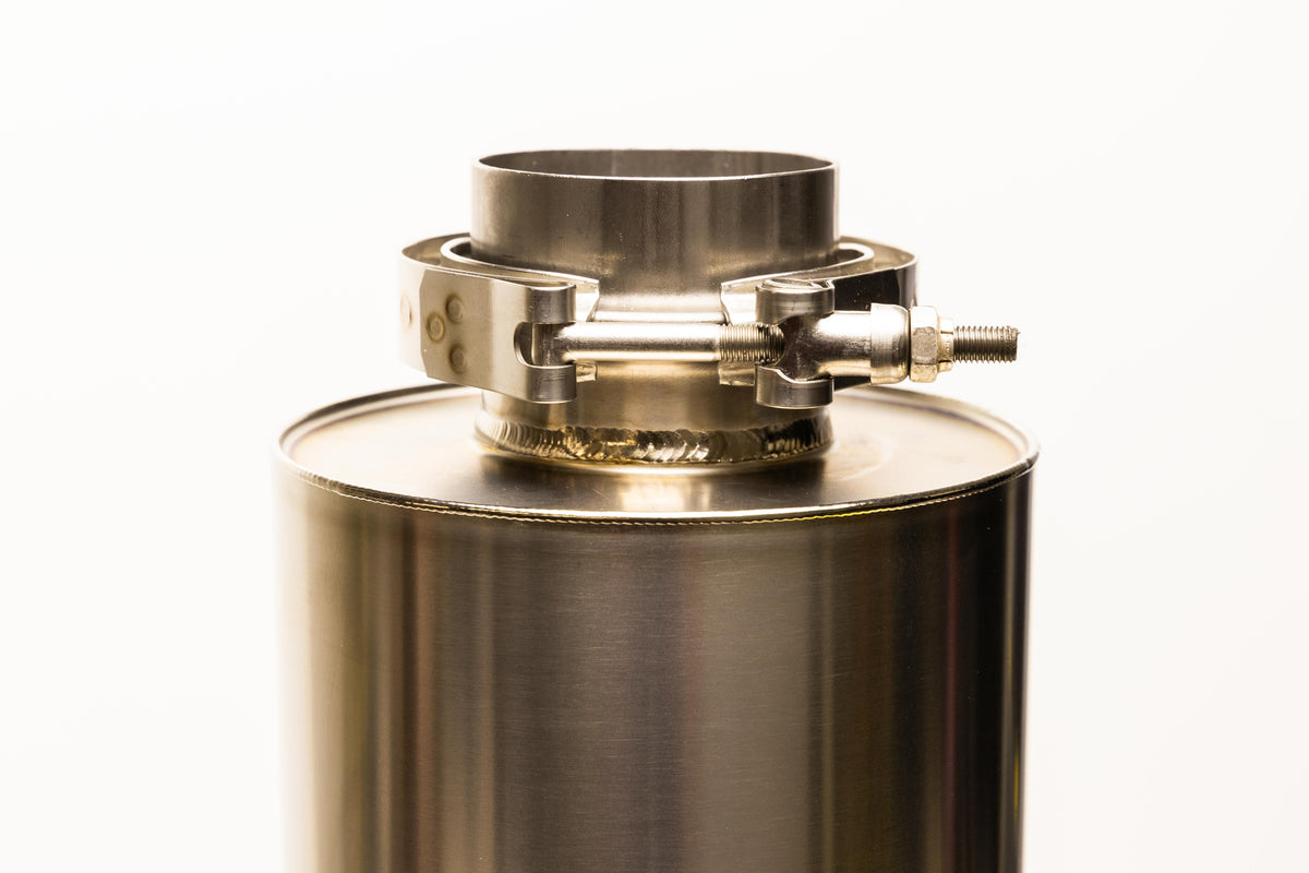 RS-TI Universal Round Muffler 2.5" - 105mm Tip