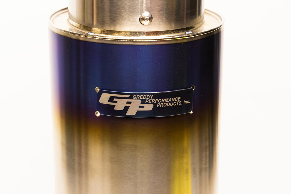 RS-TI Universal Round Muffler 2.5" - 105mm Tip