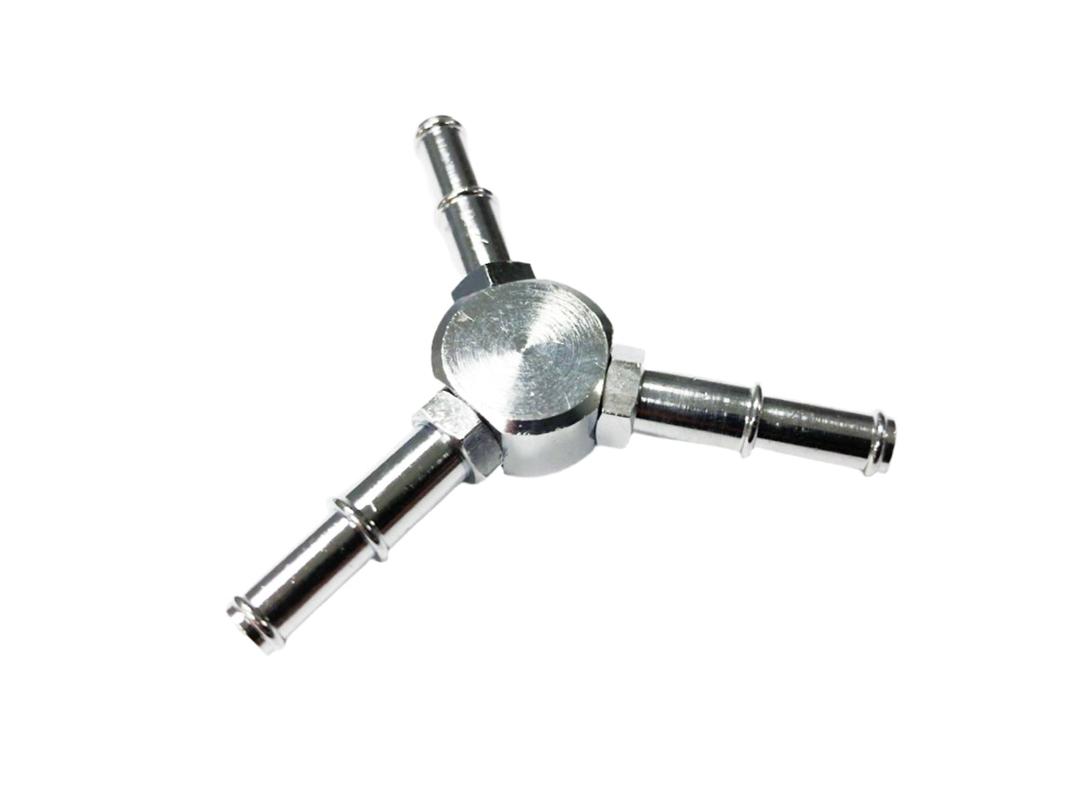 Replacement Metal 5mm-6mm Vacuum Three Way Fitting