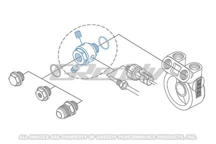 GReddy M18xP1.5 O-Ring Multi Sensor Port Fitting