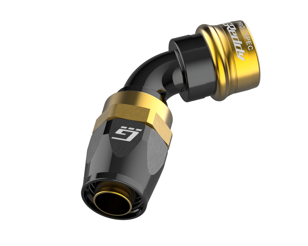 GReddy PRO/SPEC -10 Quick-Release Swivel Hose Ends - Black / Gold