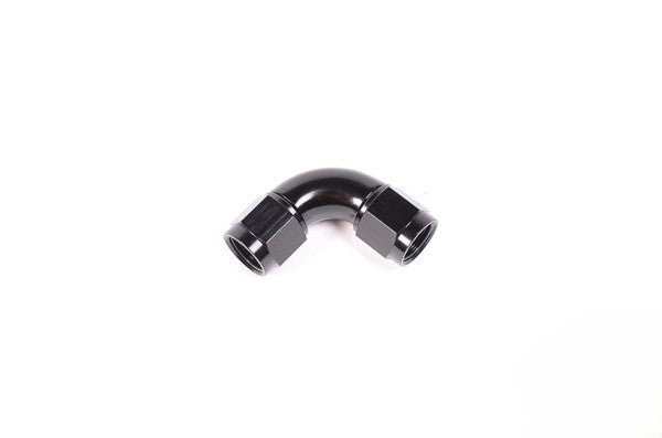 Radium Engineering 6AN Coupler Female to Female 90 degree