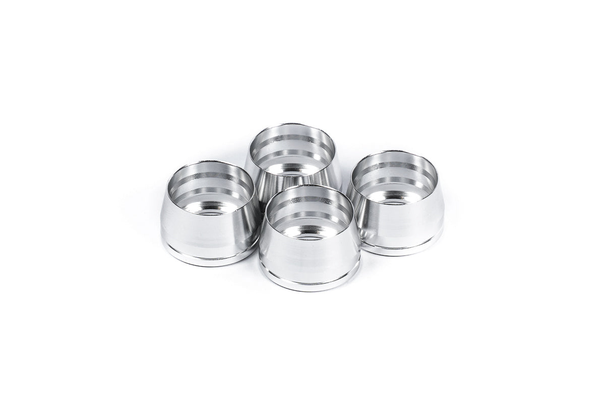 Radium Engineering Replacement Ferrules, 10AN PTFE Hose Ends, Pack of 4