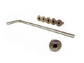 GReddy Titanium Steering Wheel Bolt Set - Raw Titanium