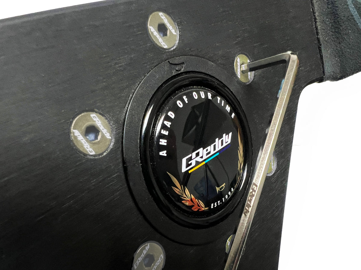 GReddy Titanium Steering Wheel Bolt Set - Raw Titanium