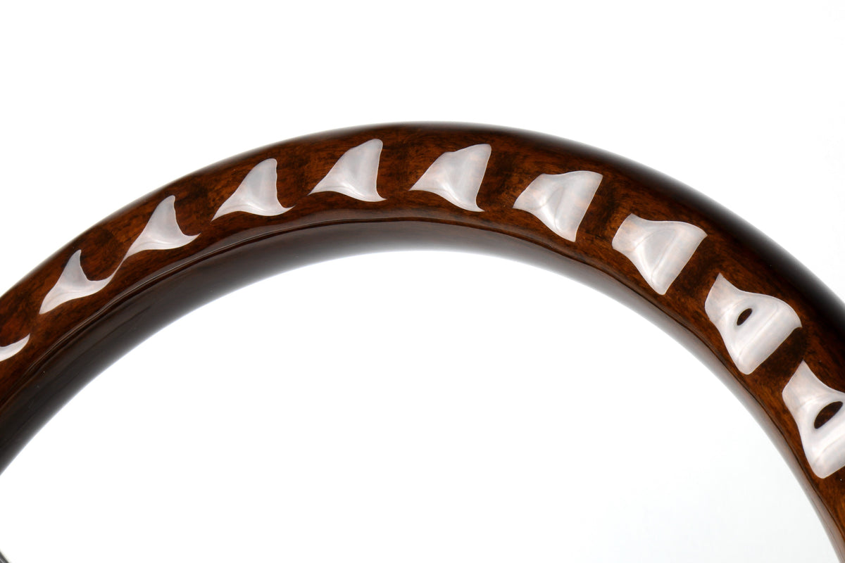 GReddy Wood Steering Wheel - Dark Brown