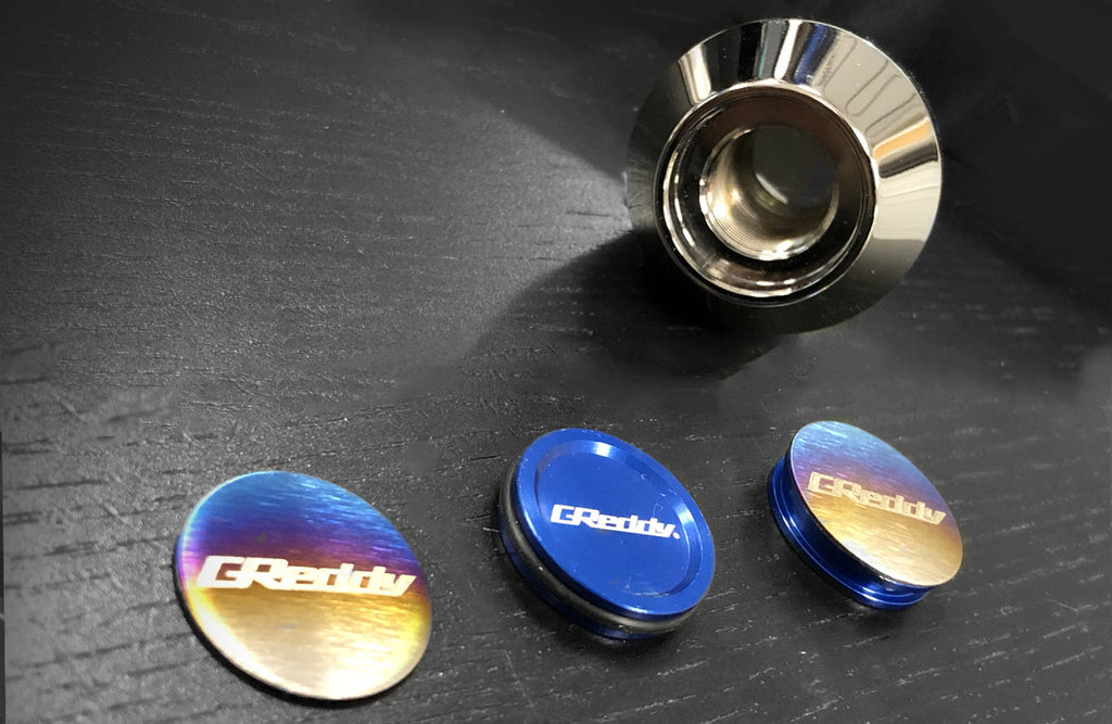 GReddy Titanium Emblem for Shift Knob