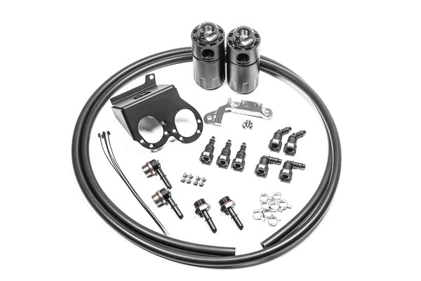 Radium Engineering Dual CCV Catch Can Kit, 14-19 Corvette LT1