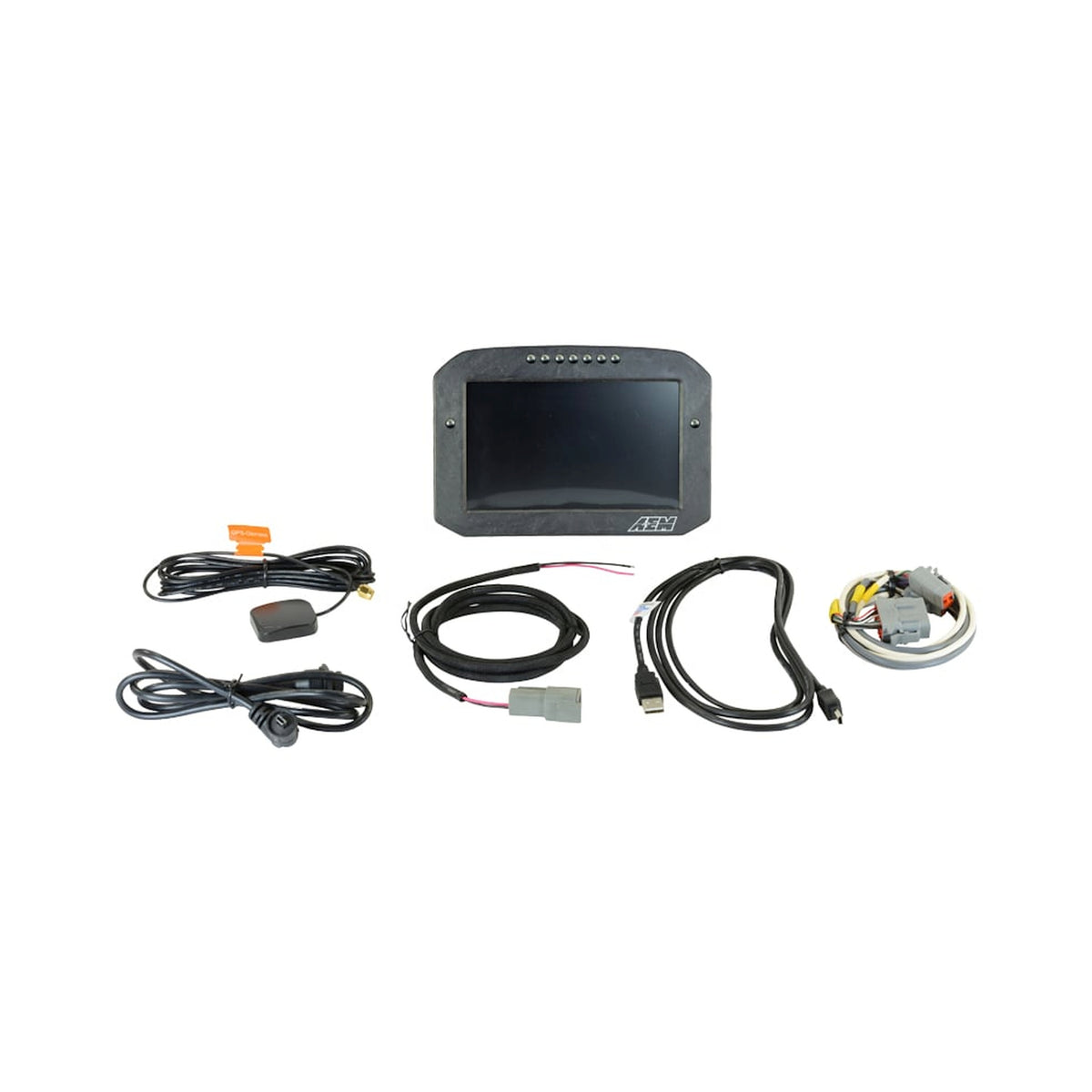 AEM CD-7FLG Carbon Flat Panel Logging Display with Internal GPS 30-5703F