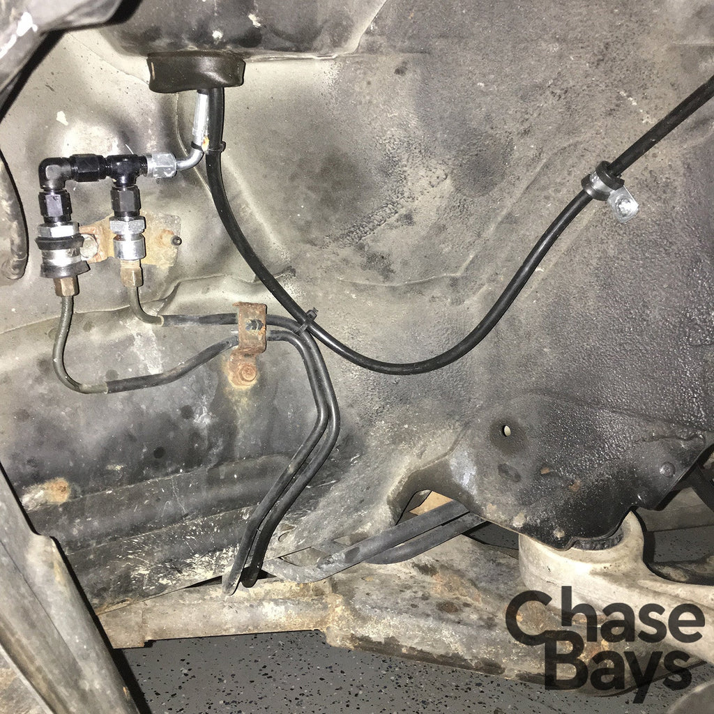 Chase Bays Brake Line Relocation - Nissan 350z | G35 inBay OEMC