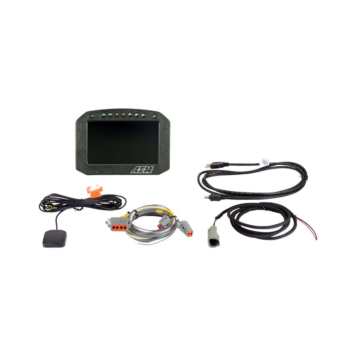 AEM CD-5FG Carbon GPS-Enabled Flat Panel Digital Dash Display 30-5602F