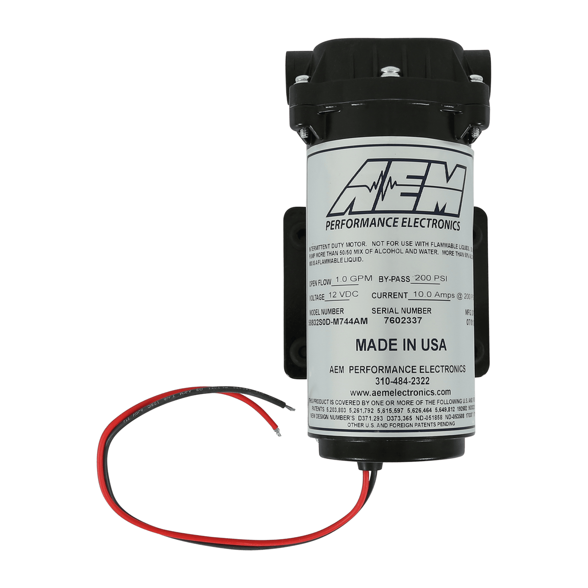 AEM Water/Methanol 3/8" NPT Pump 30-3018