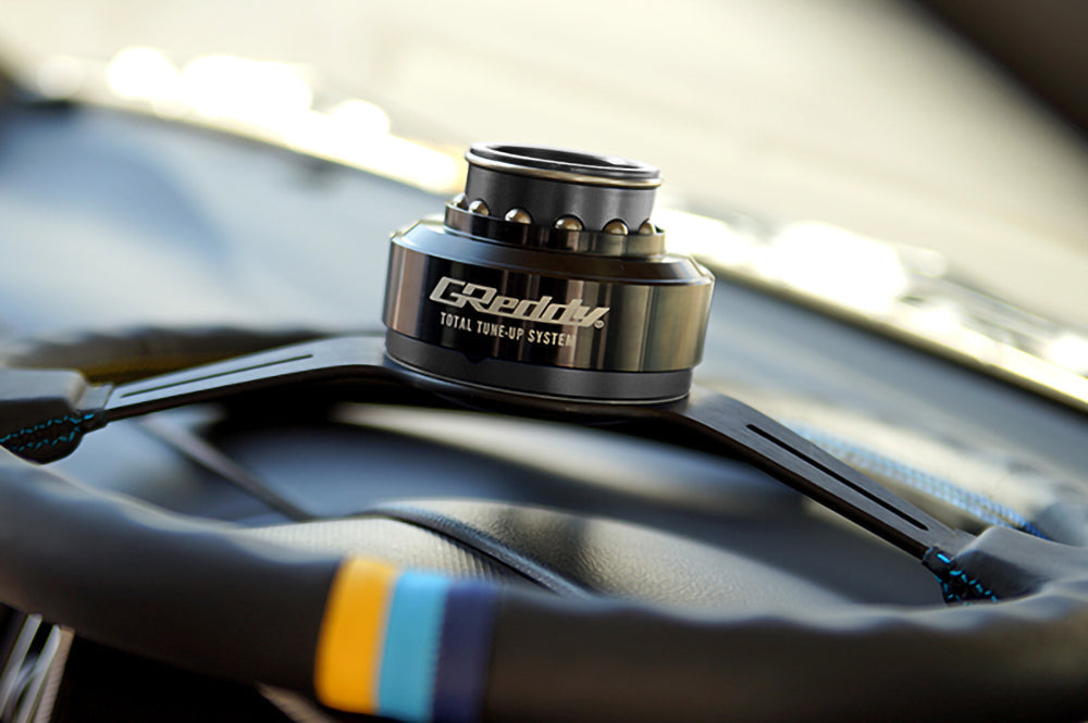 GReddy Rapfix II Steering Wheel Quick Release Hub - Black