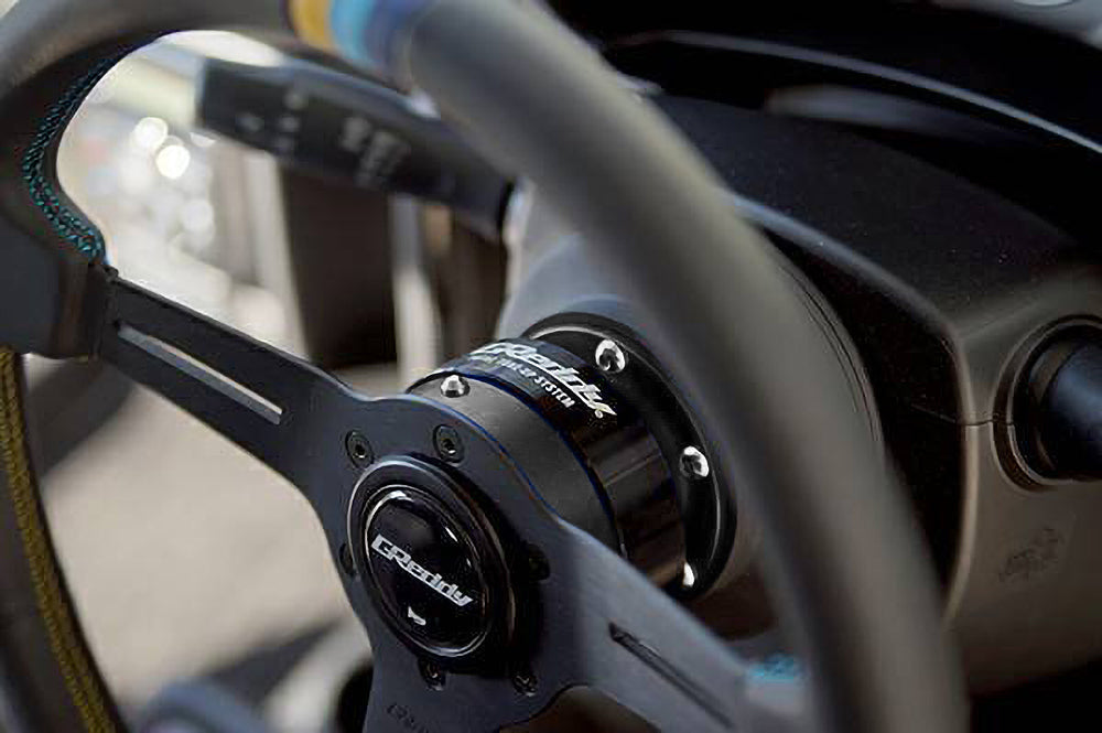 GReddy Rapfix II Steering Wheel Quick Release Hub - Black