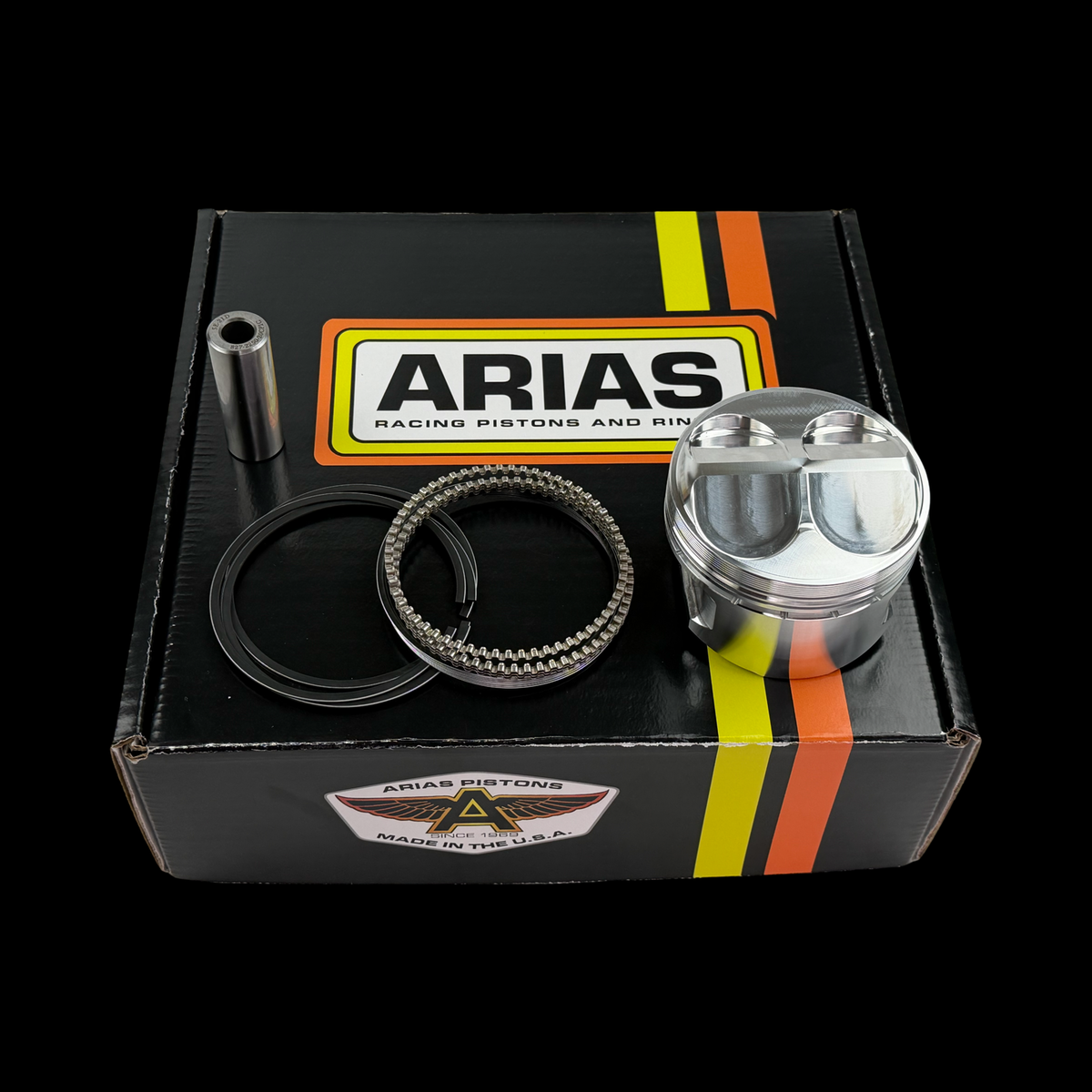 A3330420 - Honda B16A Shelf Arias Pistons w/All Hardware - 82mm x 11.3:1