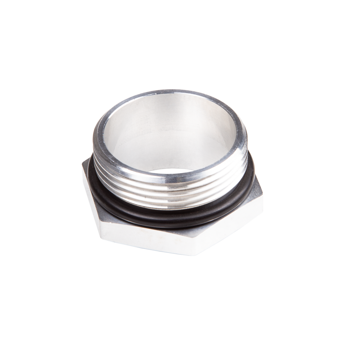 Chase Bays -20AN ORB Weld On Adapter - Raw Aluminum