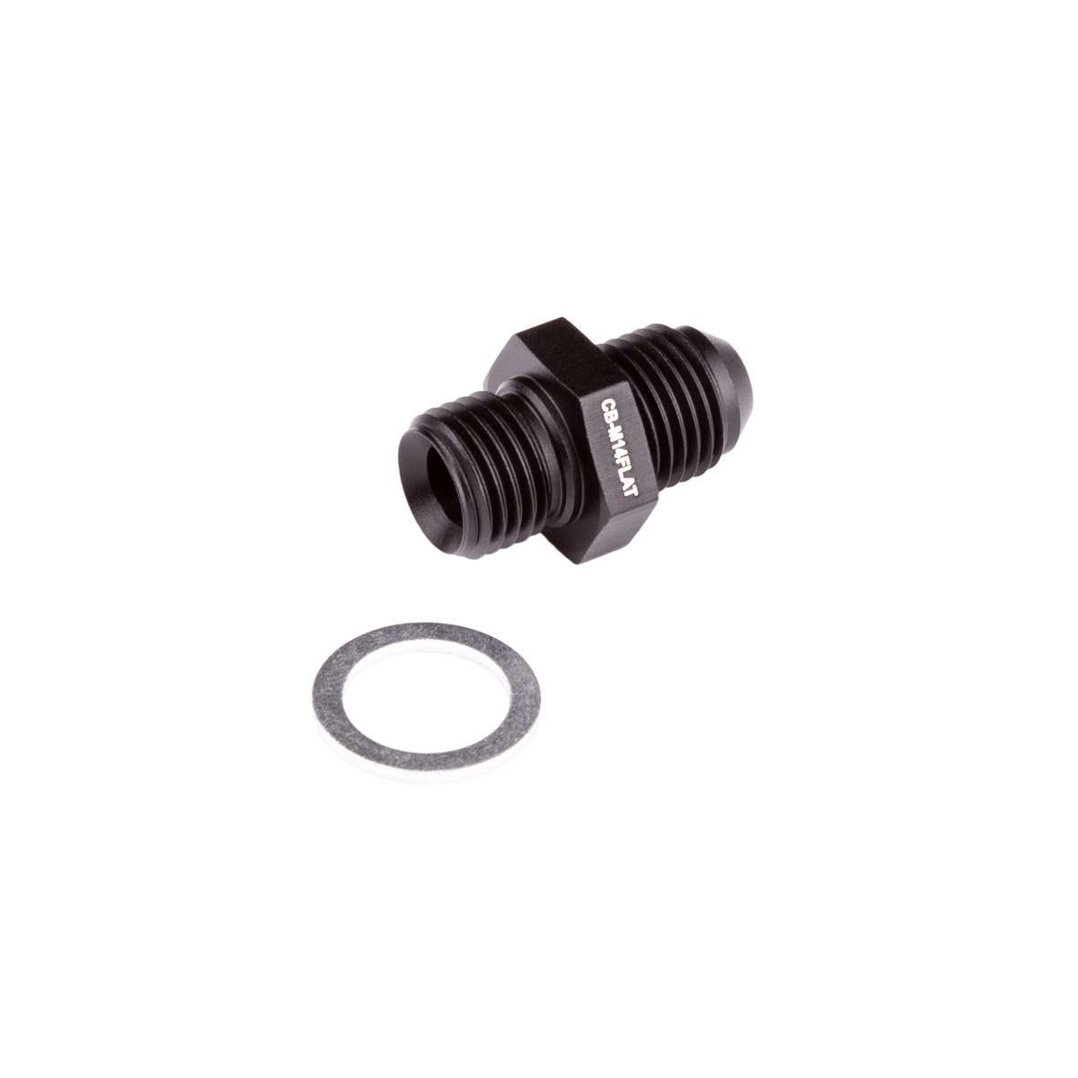 Chase Bays 14x1.5 to 6AN Adapter w/ Aluminum Crush Washer