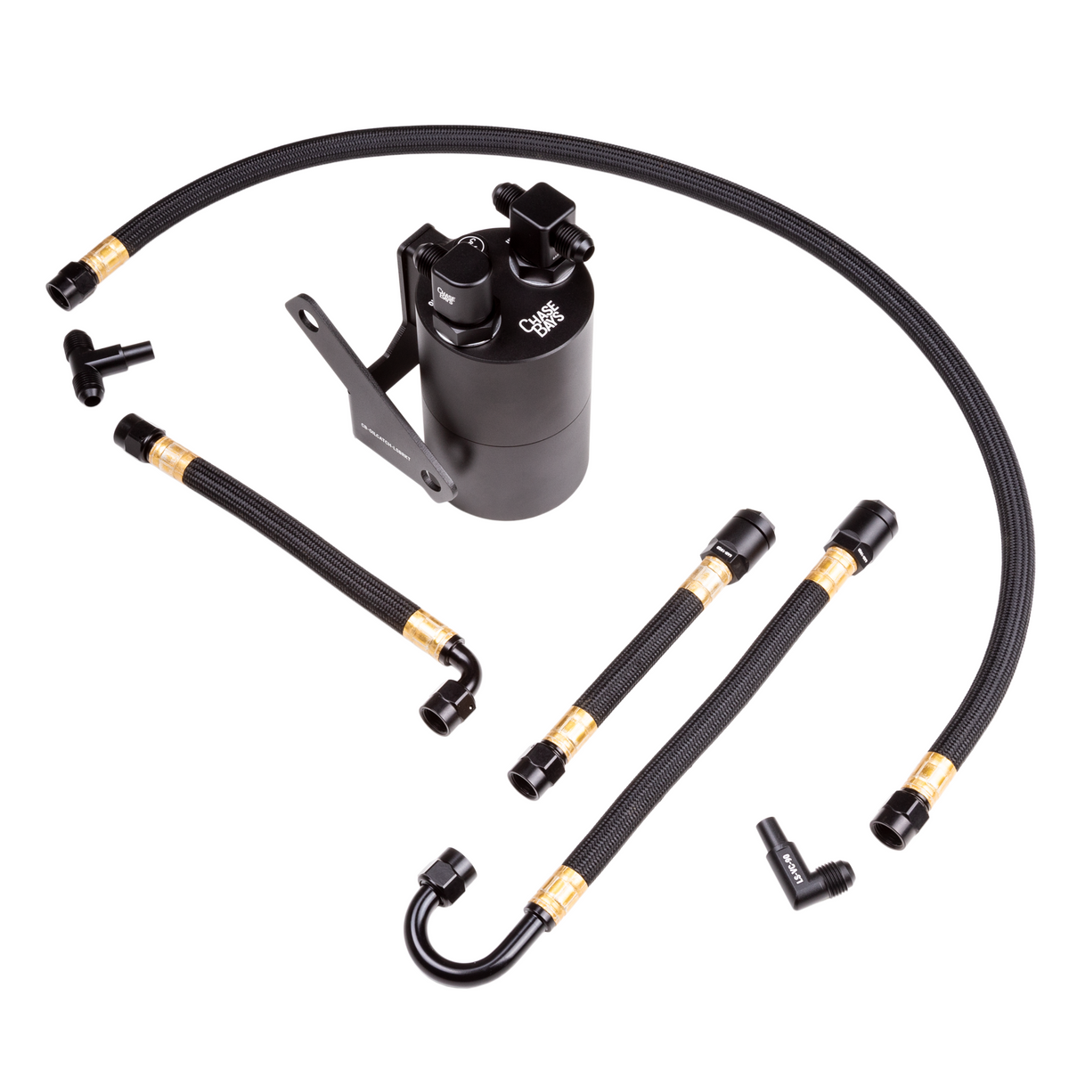 Chase Bays 6AN Oil Catch Can Kit - GM LS3 / LS7 / L99