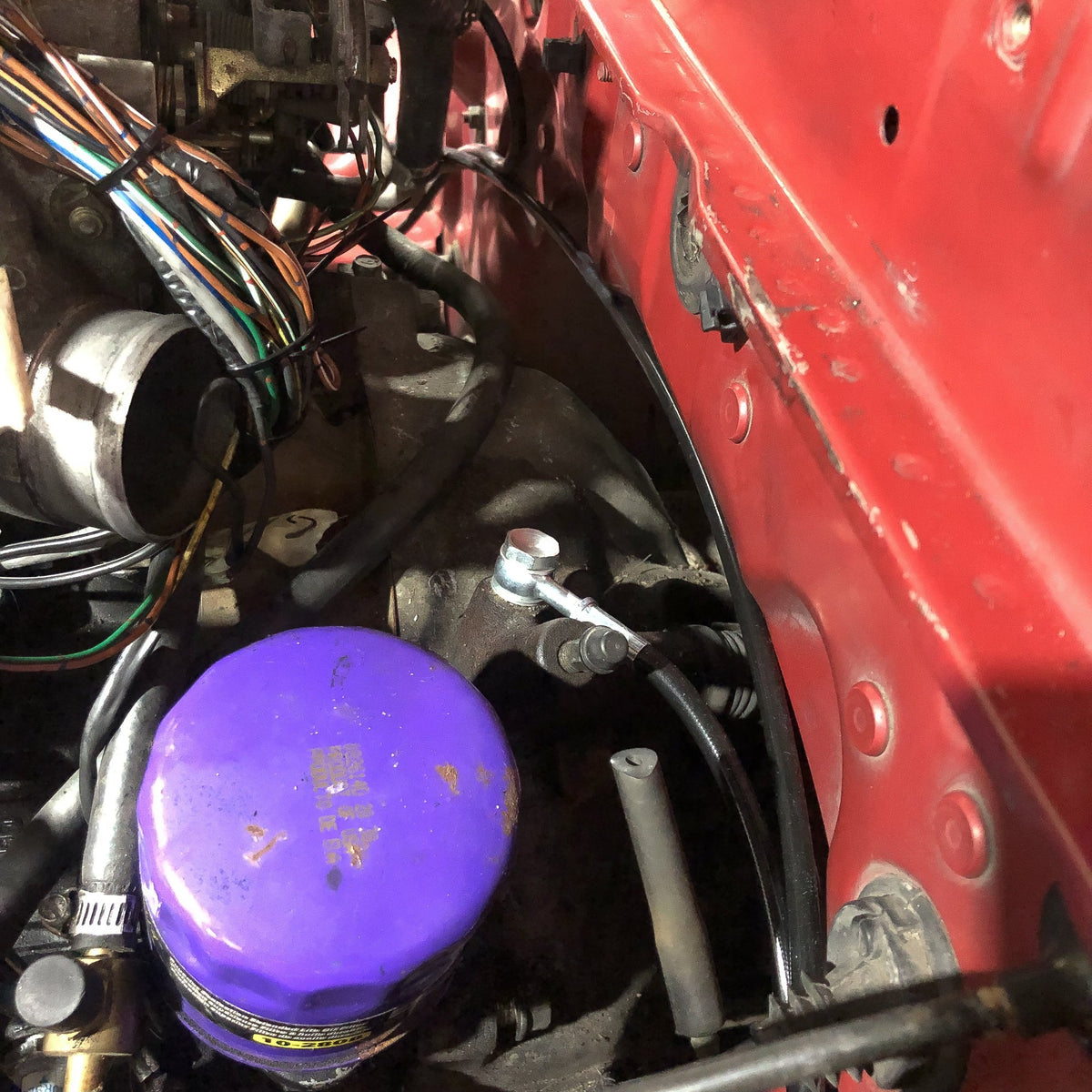 Chase Bays Clutch Line - Mazda RX-7 FC with 13B