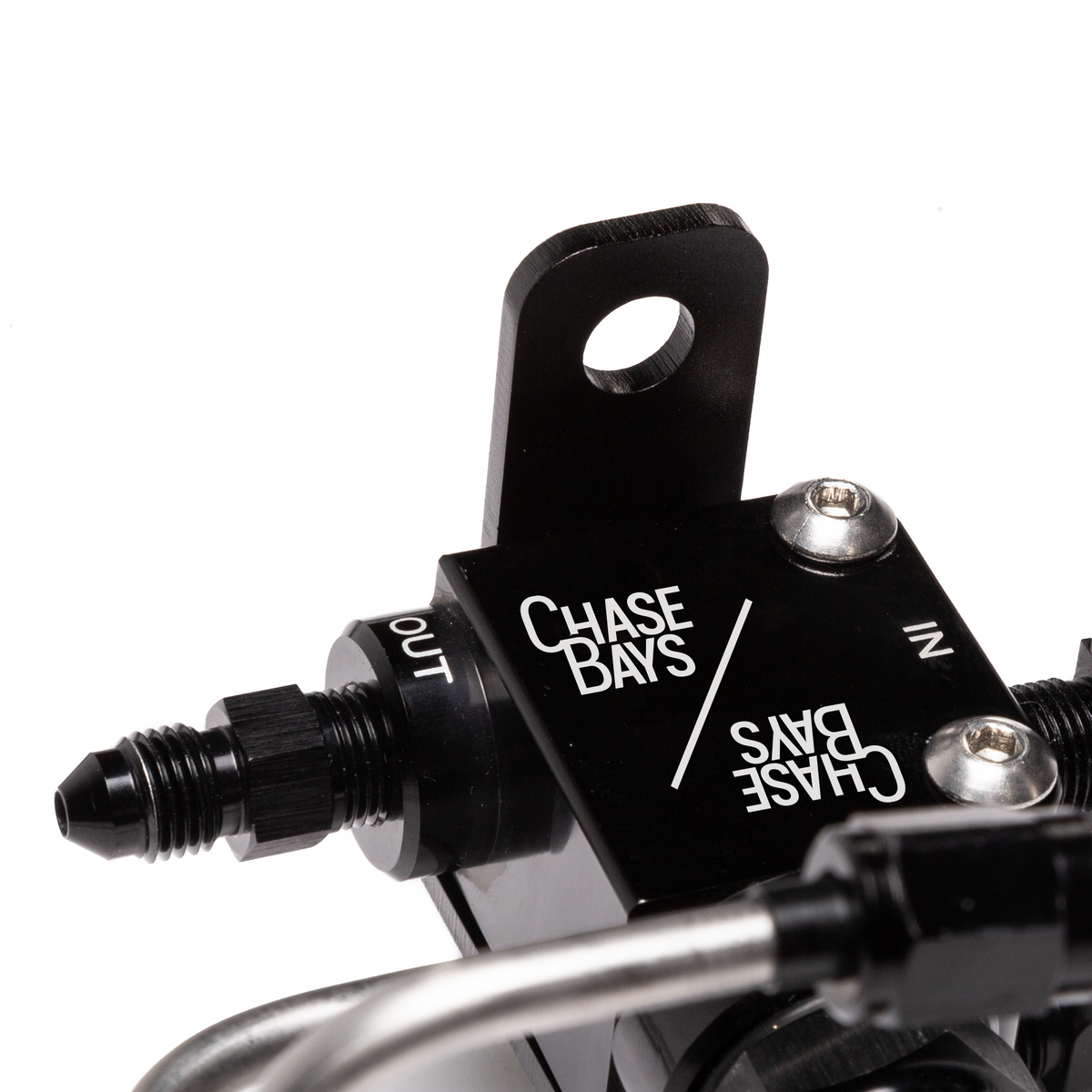 Chase Bays Brake Line Relocation for BMW E30 with Single Piston Brake Booster Delete