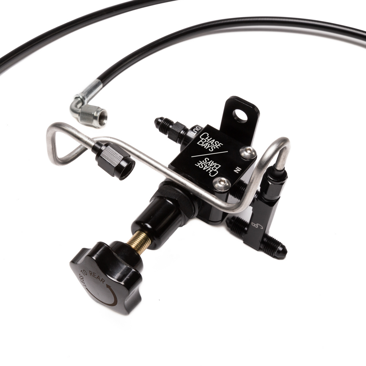 Chase Bays Brake Line Relocation for BMW E30 with Single Piston Brake Booster Delete