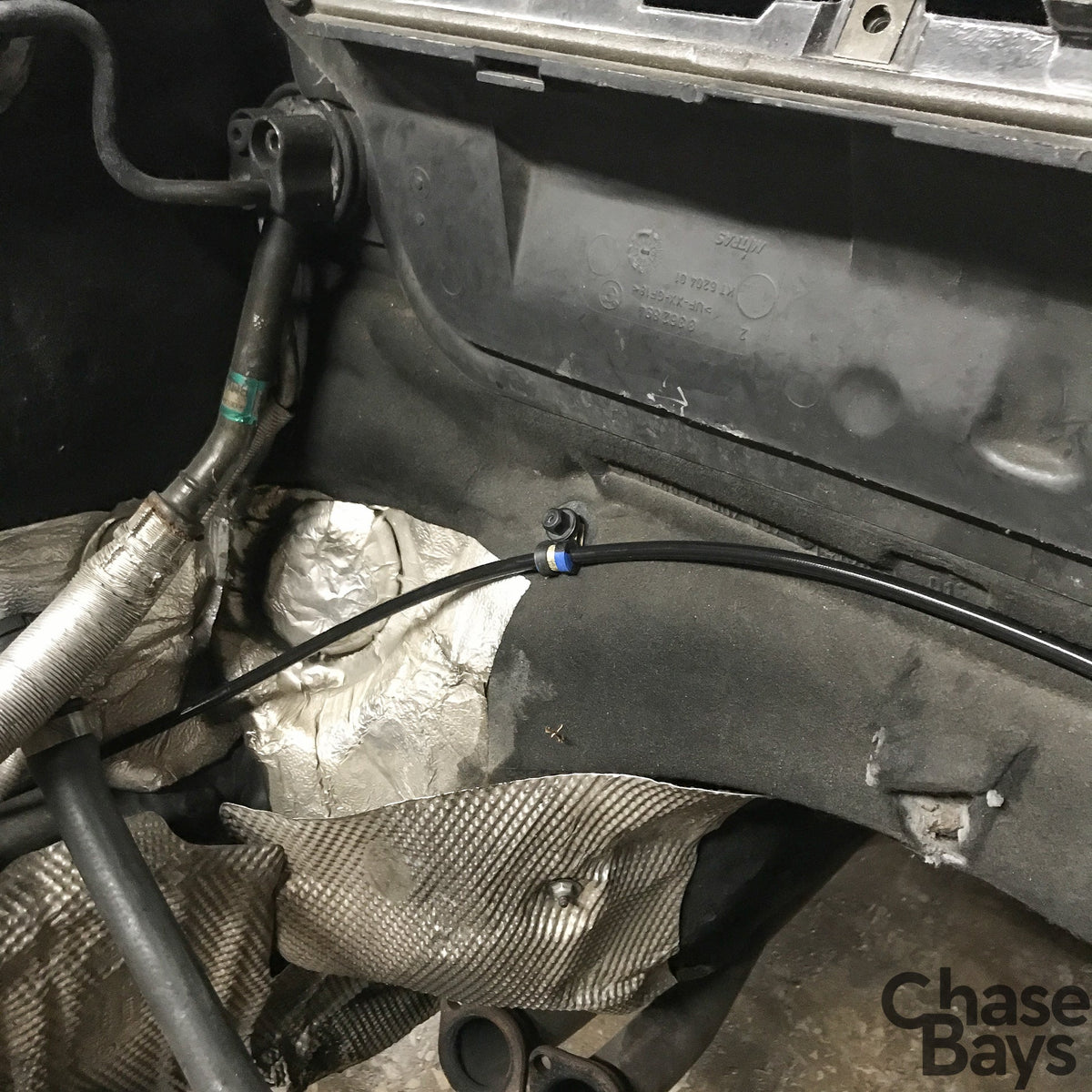 Chase Bays Brake Line Relocation - BMW E46 inBay with OEMC