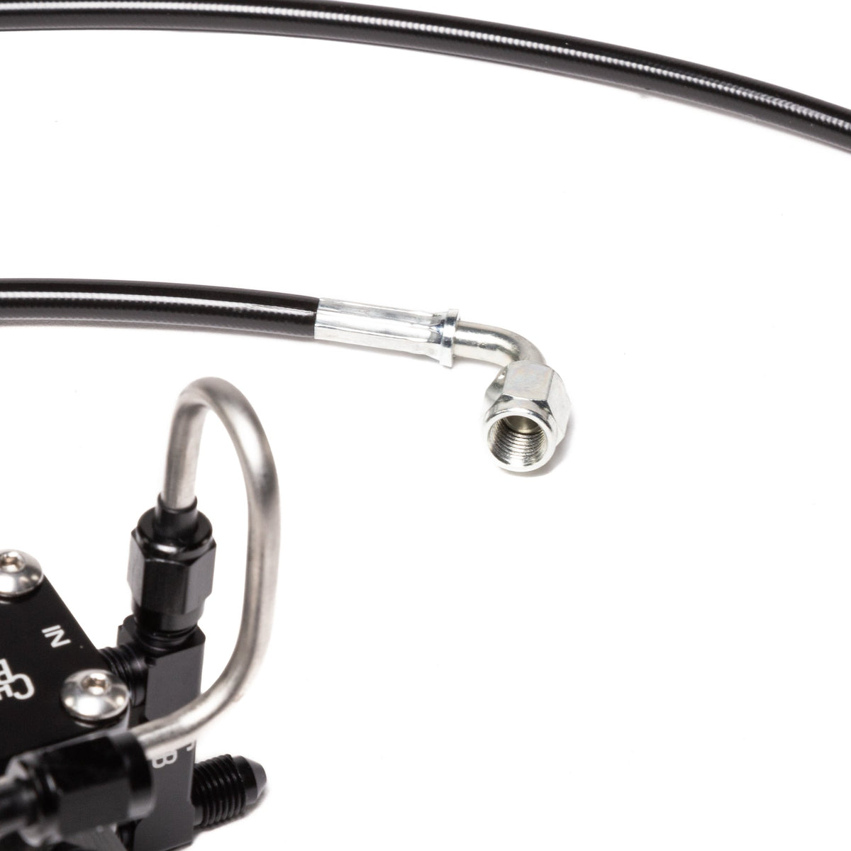 Chase Bays Brake Line Relocation for 94-01 Integra | 92-00 Civic with Single Piston Brake Booster Delete