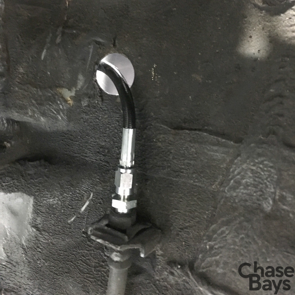 Chase Bays Brake Line Relocation for 88-91 Civic / CRX and 90-93 Integra with Single Piston Brake Booster Delete