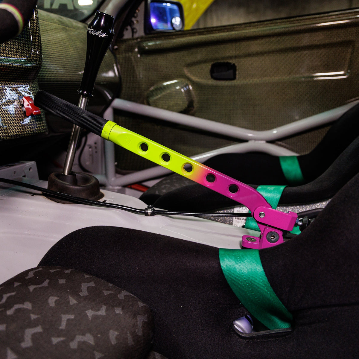 Chase Bays Hydro Handbrake Acid Green & Purple