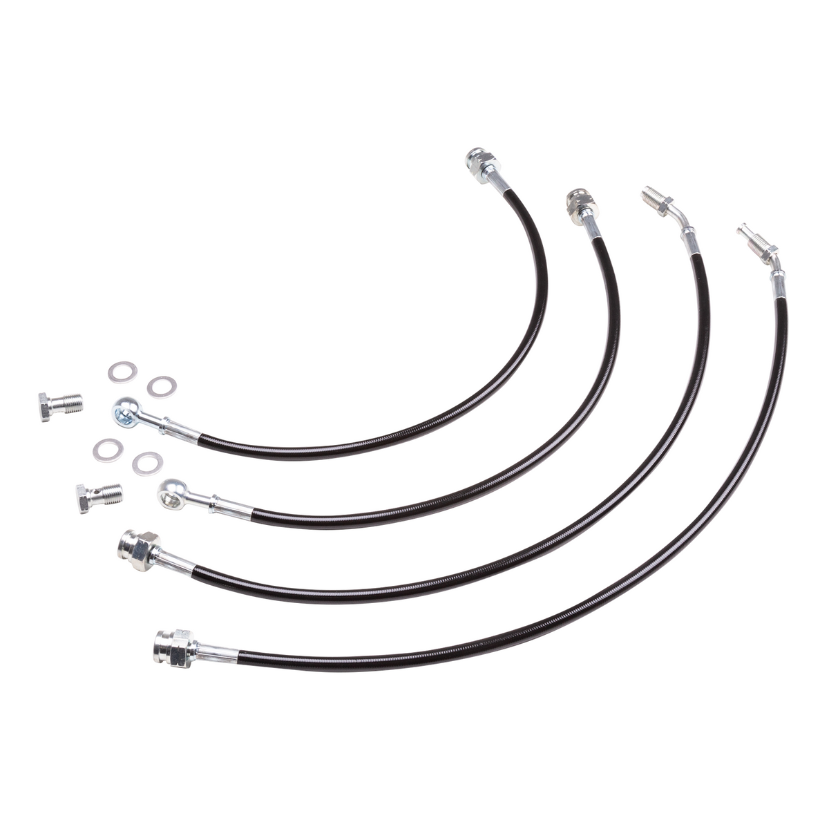 Chase Bays Caliper Brake Lines - 86-92 Mazda RX-7 FC ALL