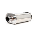 DC Sports Universal Oval Muffler 2.5" Inlet 2.5" Outlet