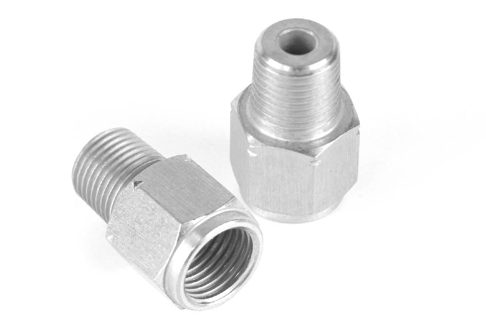 M10 x 1.0 to 1/8 NPT Adaptor Thread: M10 x 1.0 Female to 1/8NPTF Male