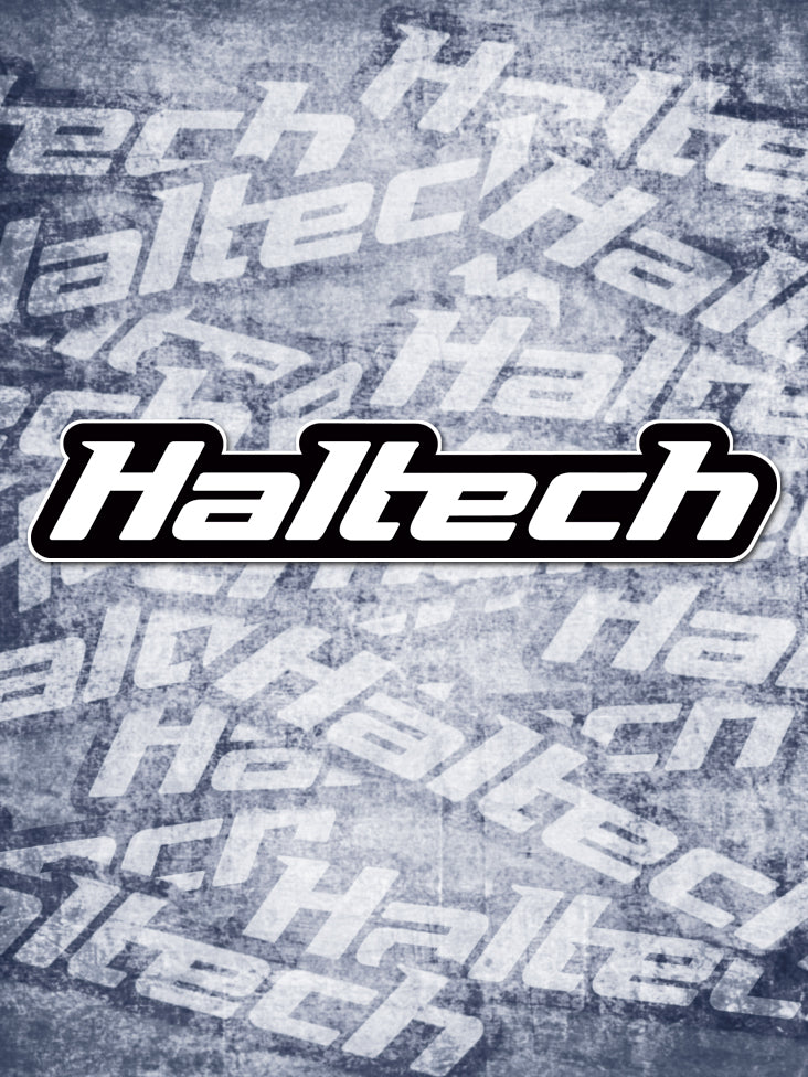 Haltech Logo Sticker Black and