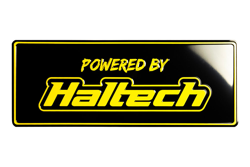 Powered By Haltech Vanity Plate