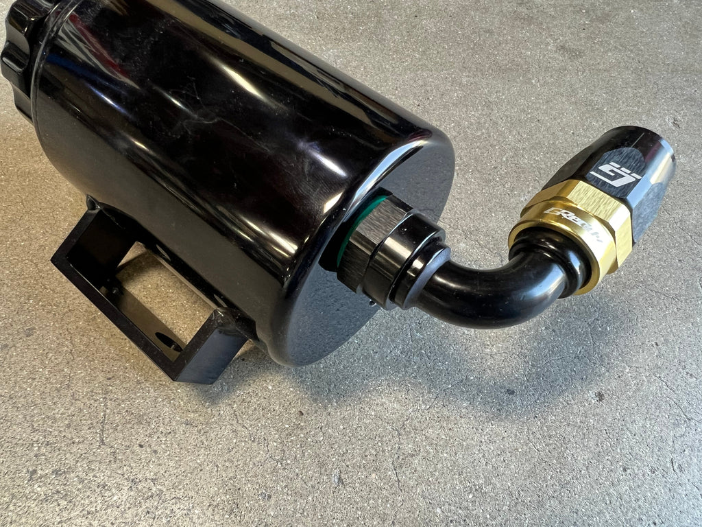 GReddy -08 ORB male Swivel Hose Ends - Black / Gold
