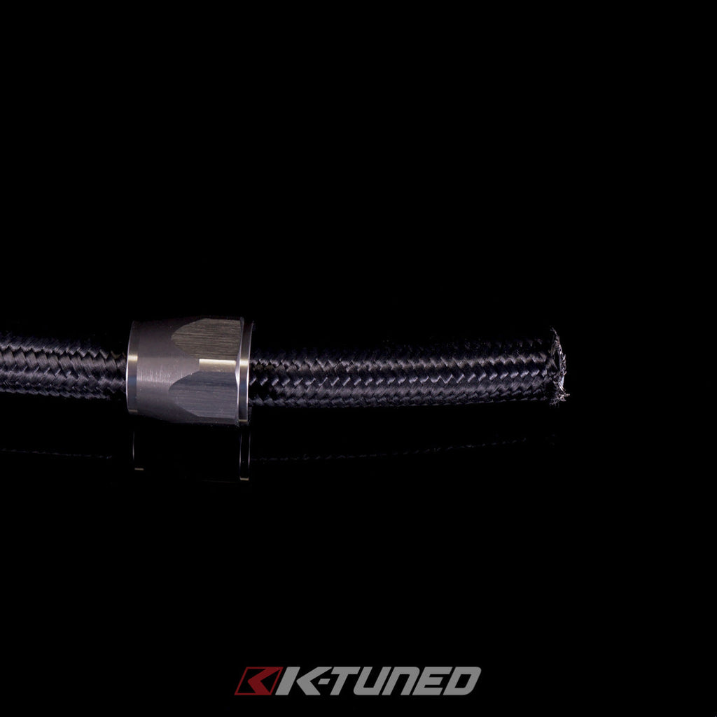High Pressure PTFE Black Braided AN Hose (Sold by the foot)