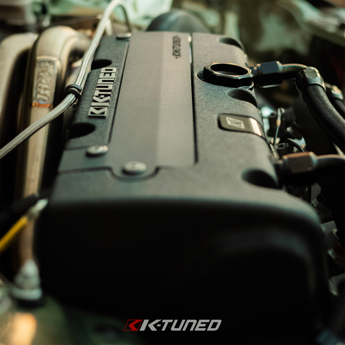 Vented Valve Cover Wrinkle Black