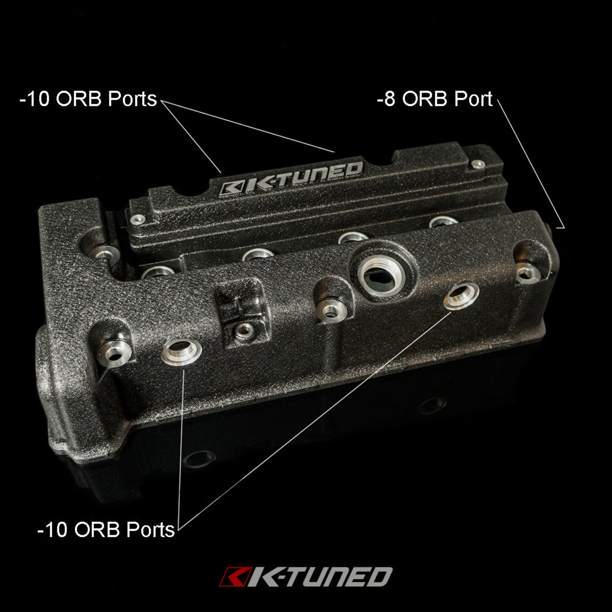 Vented Valve Cover Wrinkle Black
