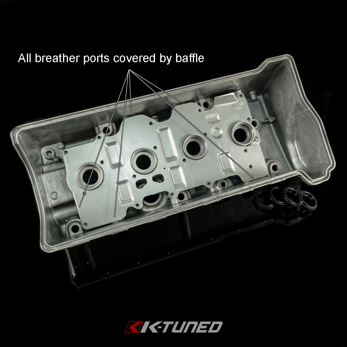 Vented Valve Cover Wrinkle Black