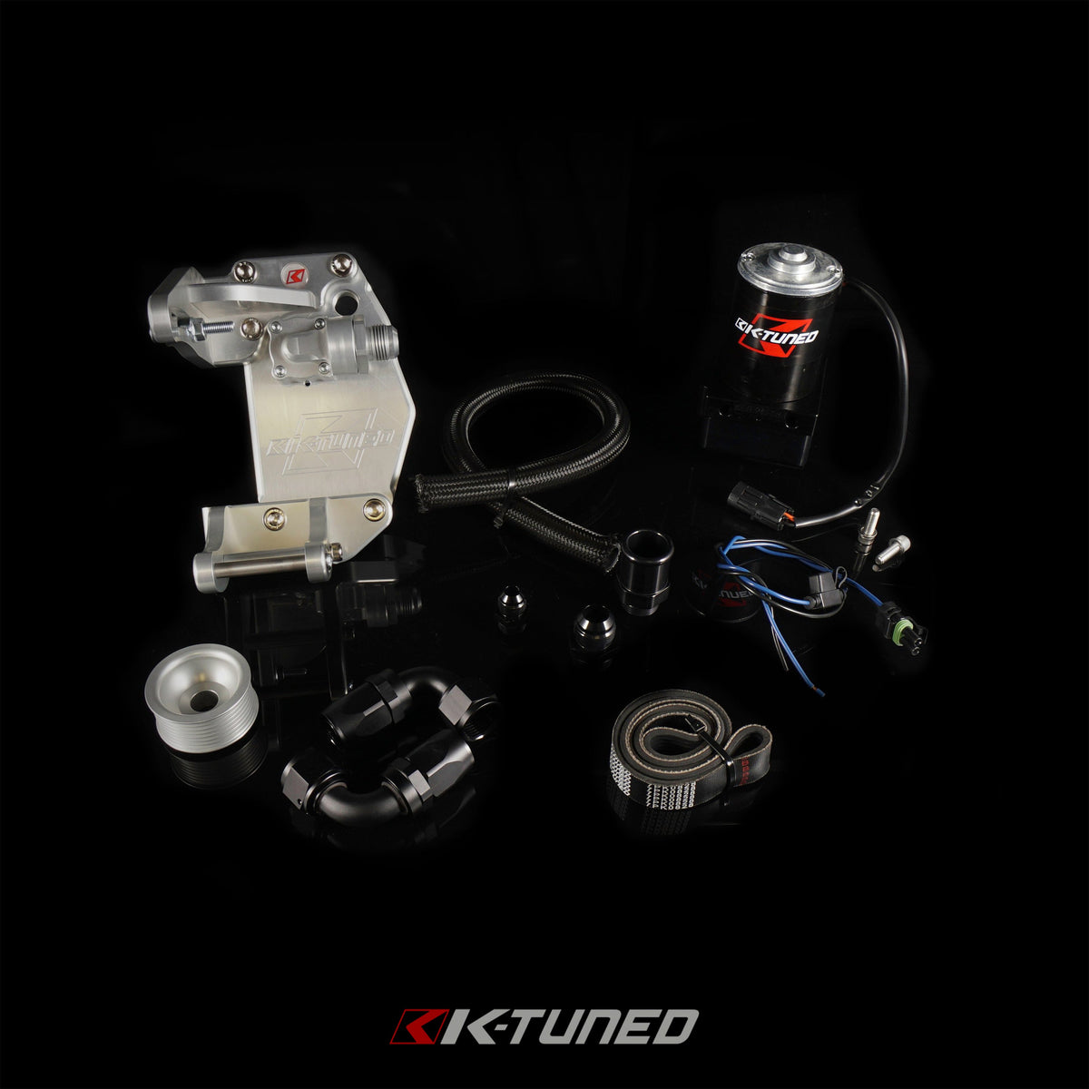 Complete B-Series Alternator Water Plate Kit ( w/ Electric Water Pump)
