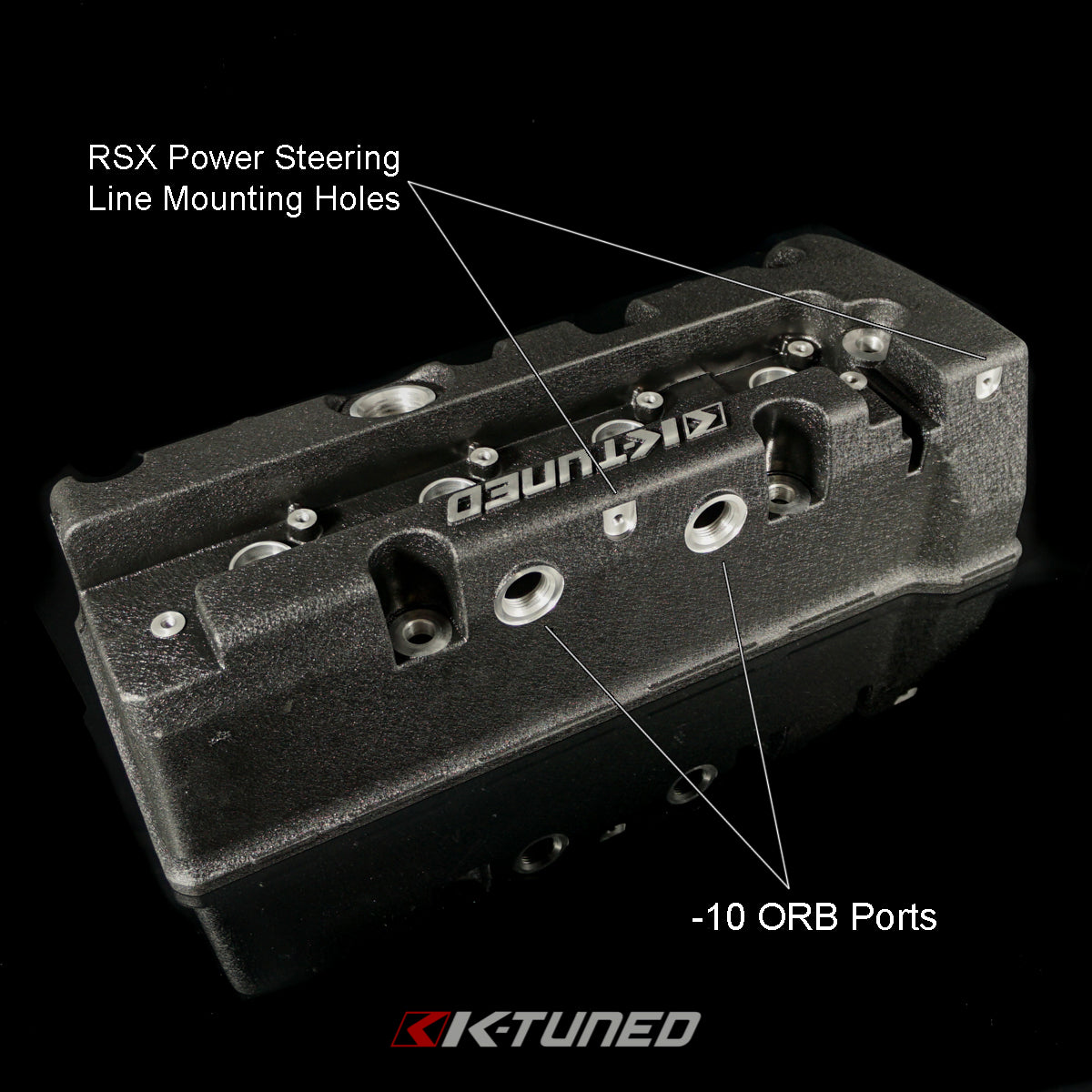 Vented Valve Cover Wrinkle Black