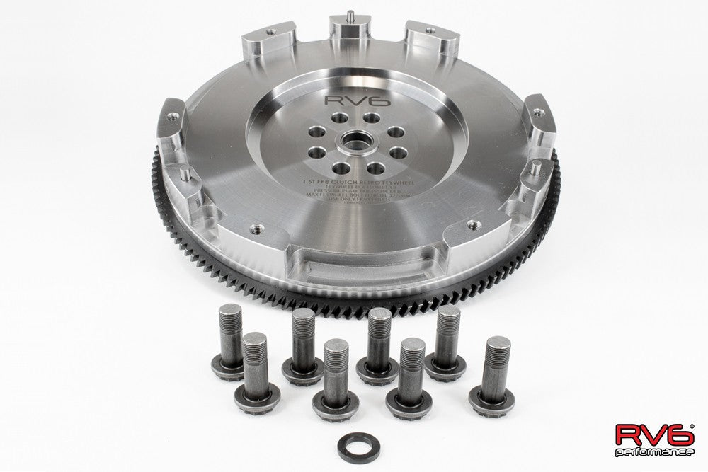 RV6 1.5T FK8 Clutch Retro Flywheel for 2016+ Honda Civic 1.5T (Type R Retrofit)