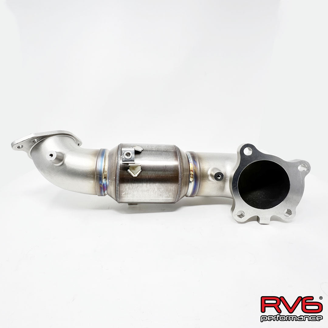 RV6 GESi G-Sport Catted Downpipe for 22+ Civic 1.5T / 22+ Civic SI