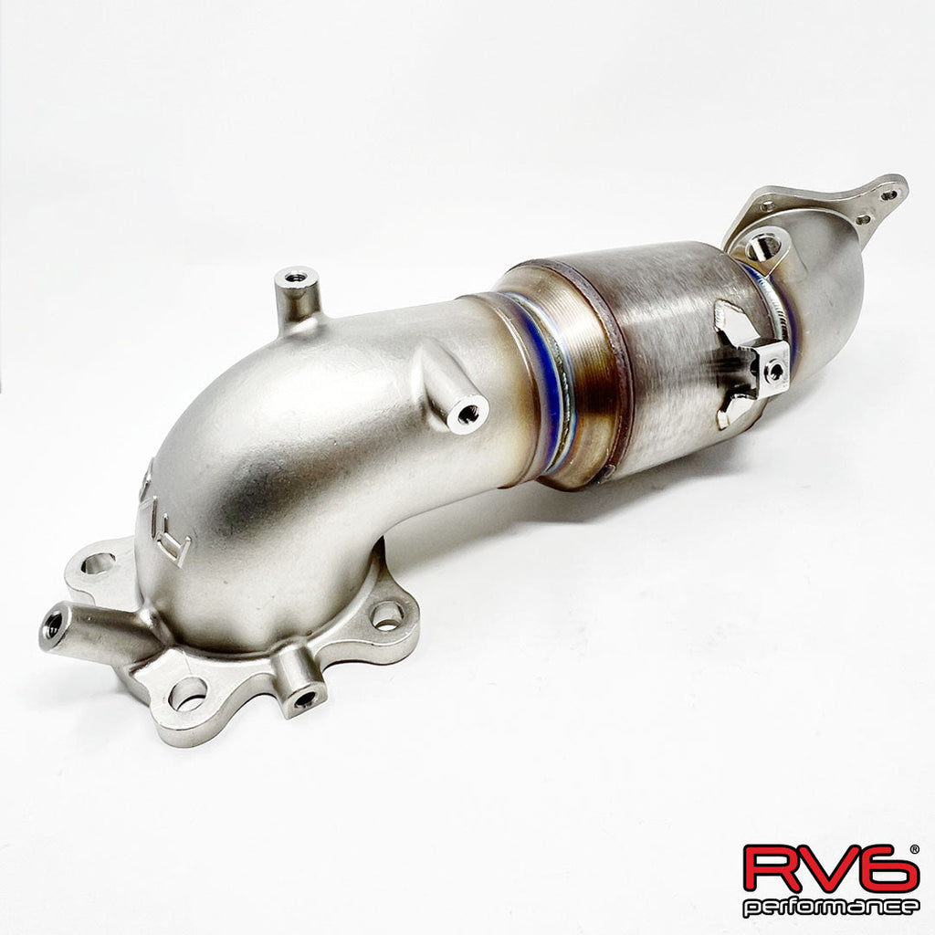 RV6 GESi G-Sport Catted Downpipe for 22+ Civic 1.5T / 22+ Civic SI