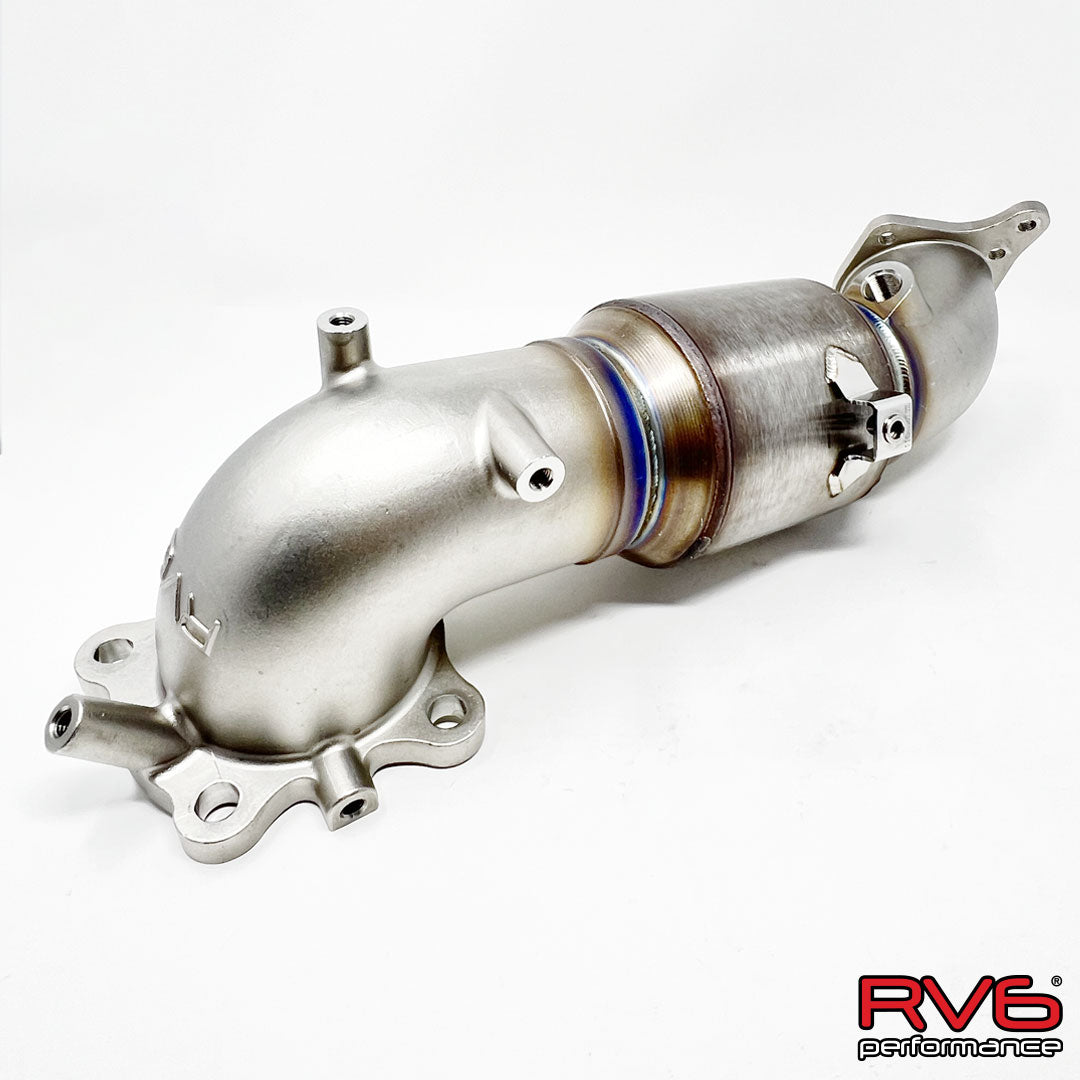 RV6 GESi G-Sport Catted Downpipe for 22+ Civic 1.5T / 22+ Civic SI