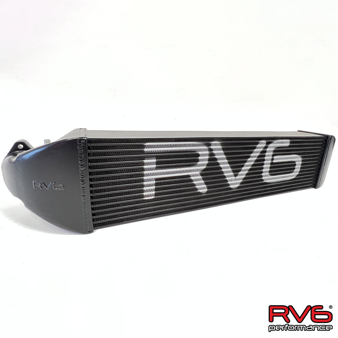 RV6 Tube and Fin Front-Mount Intercooler – Honda FL5 Civic Type R (23+) & Acura DE5 Integra Type S (23+) — Black (Grade B)